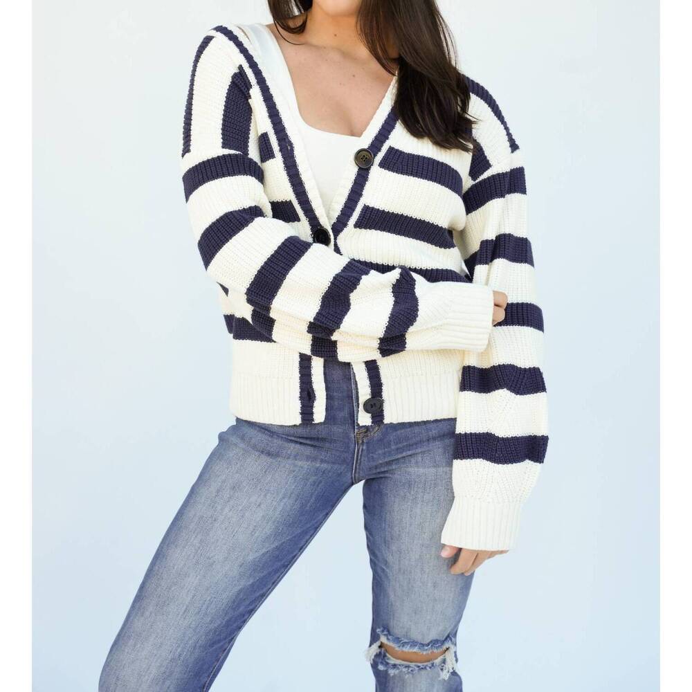 NEW FALCON PARK kaylee cardigan in white